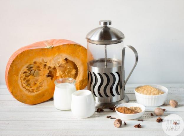 Pumpkin Latte: Ingredienser