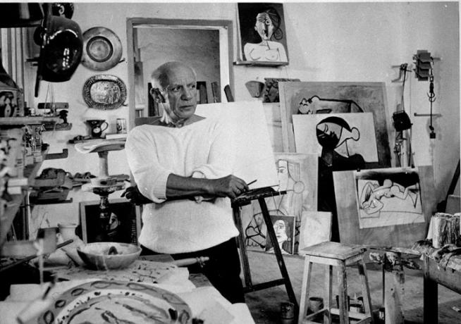 Pablo Picasso, spanske maleren og billedhuggeren