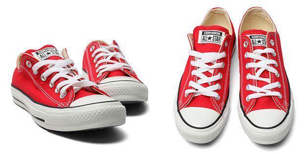 Lave røde sko Converse