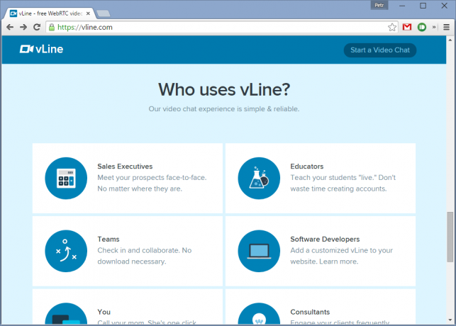 vline.com - videosamtaler uten registrering og betaling