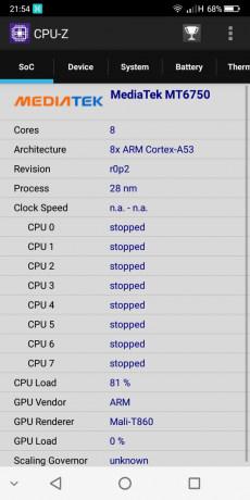 CPU-Z prosessor