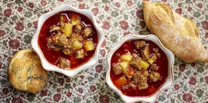 De beste biff retter: Gulasj suppe fra Jamie Oliver