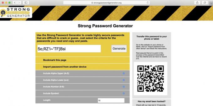 Generator Strong Password Generator passord