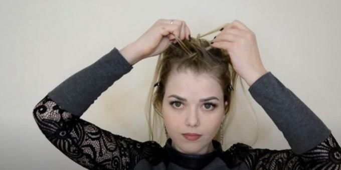 Kvinners frisyrer for et rundt ansikt: flett en spikelet