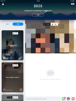 Dusk for iOS - anonym stream med ansiktet og stemmen forvrengning