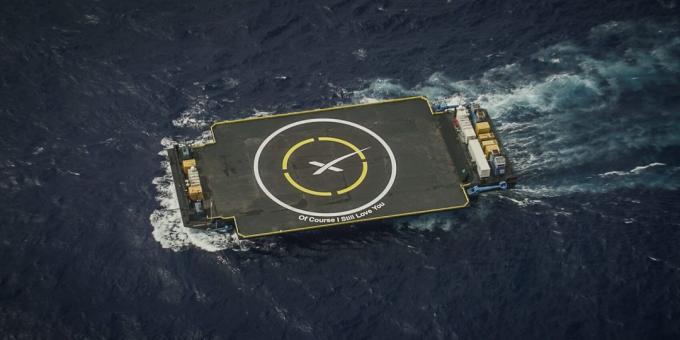 SpaceX flytende plattform