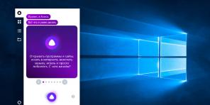 Intelligent Assistant "Alice" dukket opp i "Yandex. Browser "for Windows