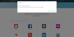 Mine data Request vil fortelle deg at du er klar over Facebook, YouTube og andre populære tjenester
