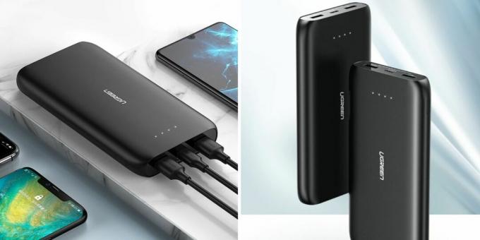 Powerbank med hurtiglading Ugreen