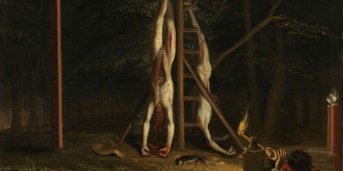 Likene til Jan og Cornelis på galgen. Maleri av Jan de Baen
