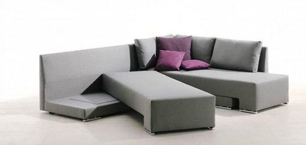 Hvordan velge en sofa: Sofa med twist mekanisme