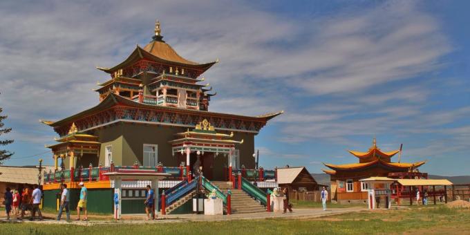 Hva å se i Russland: Ivilginski tempel (Buryatia)