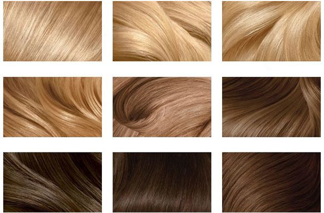 Hvordan å farge håret: Hair fargepalett
