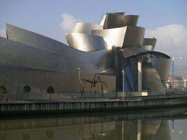 Europeisk arkitektur: Guggenheim Bilbao i Spania