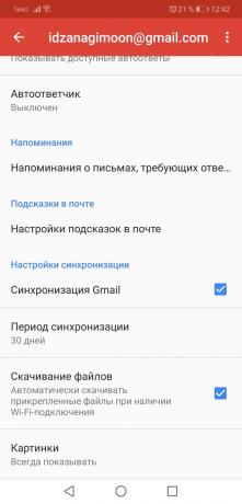 Gmail: Aktiver automatisk svar