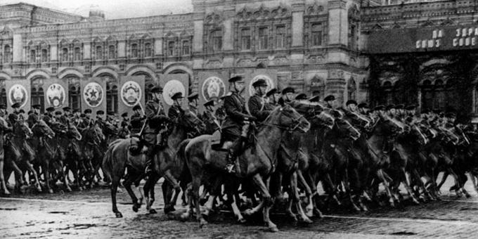 Victory Parade på Den røde plass 24. juni 1945