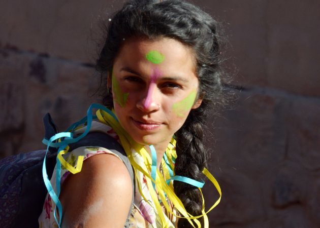 besøk Argentina: kvinne på karneval