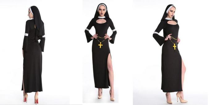 Kostymer til Halloween: Naughty nonne