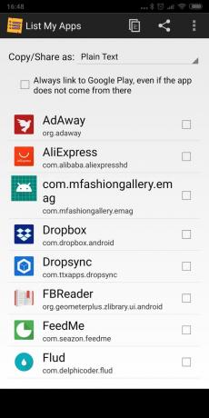 Android-backup-programmer: List My Apps