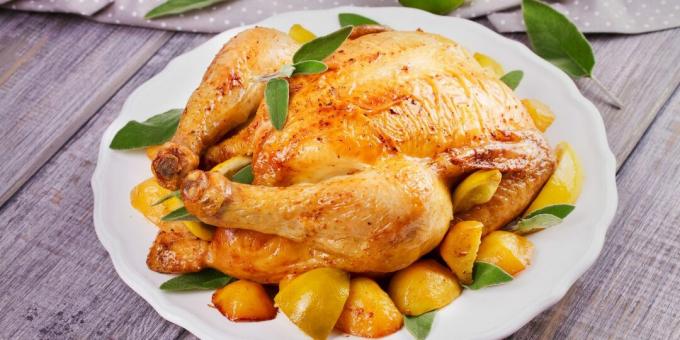 Hvordan fylle kylling: fylt kylling med sitron og appelsin
