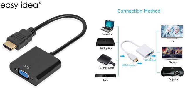 HDMI-VGA adaptere