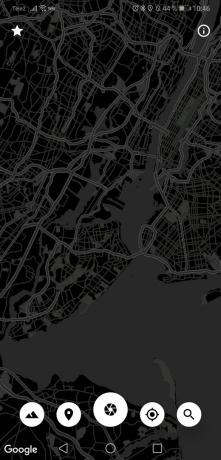 Cartogram - tapet for Android på Google Maps basert på