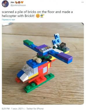 Brickit skanner Lego og viser hva som kan monteres