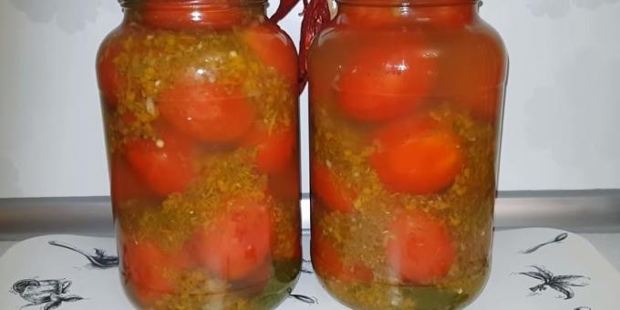 Oppskrifter: Marinerte tomater med pepper og gulrot