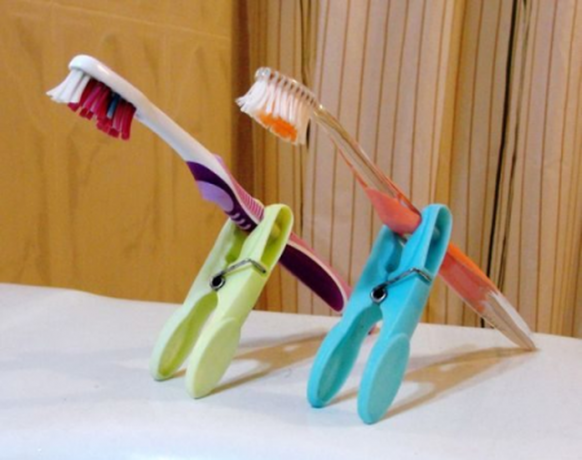 som det er praktisk å lagre en tannbørste