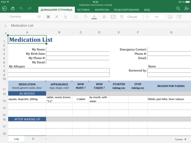 Hjem sykefravær ved hjelp av Excel