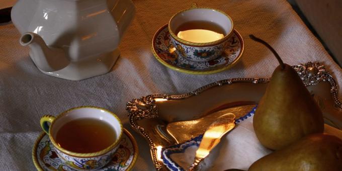 frukt te: pære te med sjasmin