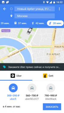 Khalyavnykh handling fra Uber for alle: rabatt reise i en taxi til 1500 rubler