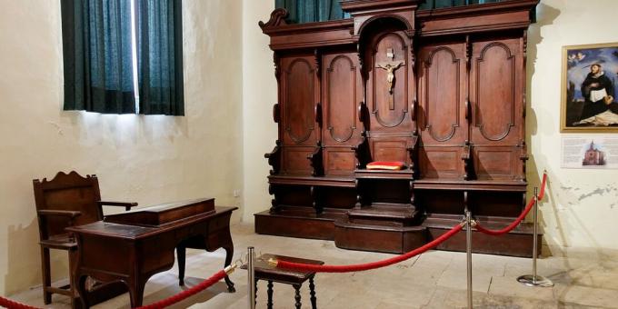 Inkvisisjon i middelalderen: Tribunal ved inkvisitorial palace i Vittoriorosa, Malta