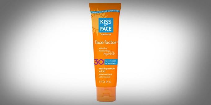 Solkrem med solfaktor 30 fra Kiss My Face