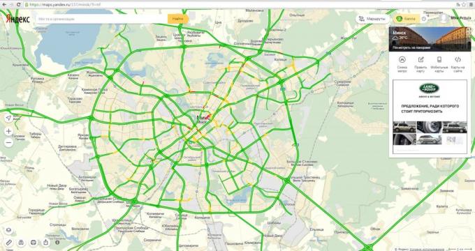 I Minsk, ingen trafikk!
