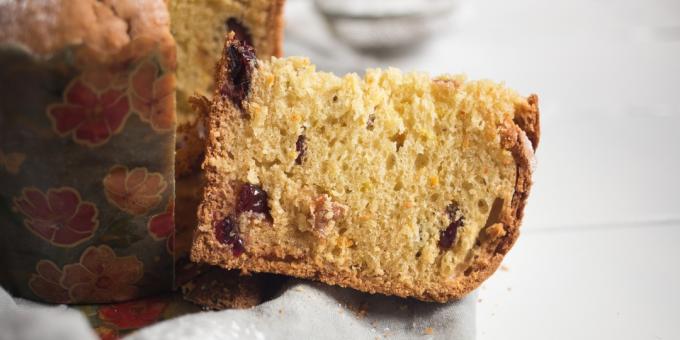 Italiensk panettone uten gjær