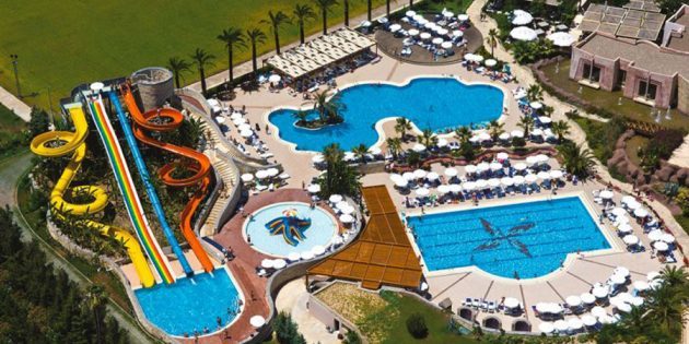Hotell for familier med barn: Blue Waters Club & Resort 5 * i Side, Tyrkia