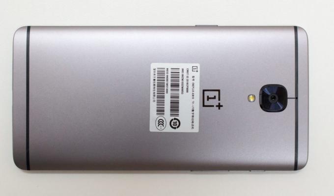 OnePlus 3T: utseende