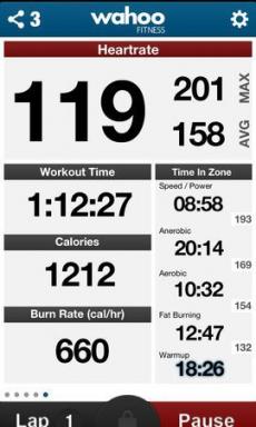 Wahoo Fitness for iPhone - du kan publisere treningen RunKeeper, Nike +, Strava, Dropbox og andre tjenester
