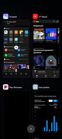 MIUI 12: multitasking 