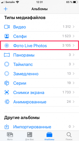 Livet hacking: i iOS 13 kan samle noen Live Bilder i en video