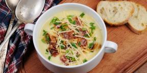 Potetmossuppe med bacon