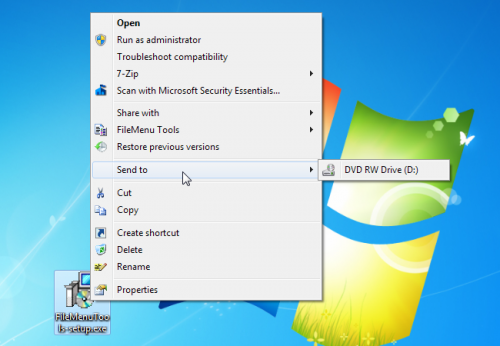 Hvordan endre kontekstmenyen i Windows med FileMenu Verktøy