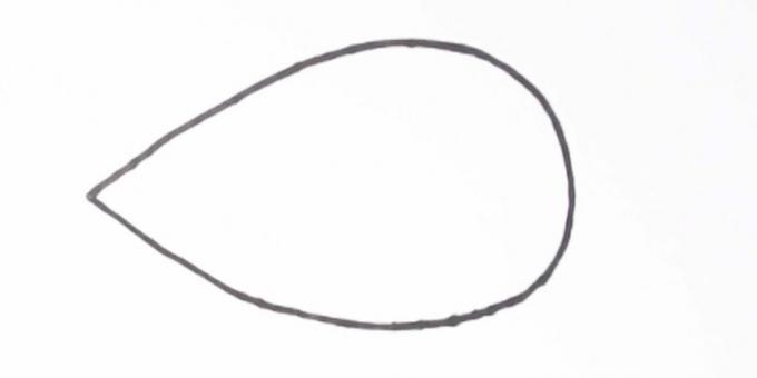 Hvordan tegne en mus: skildre torso 