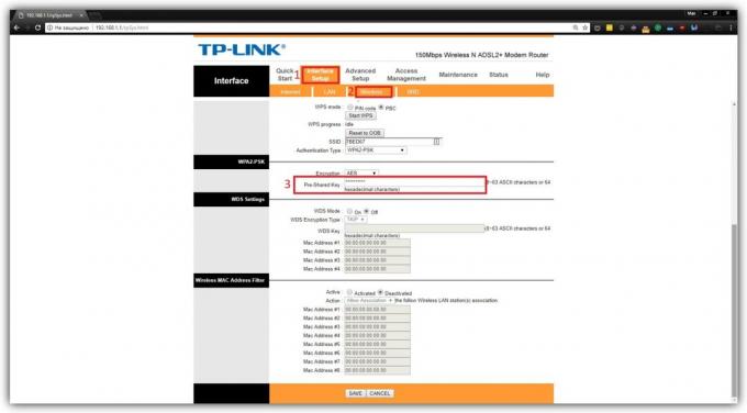 Hvordan endre passord på ruteren TP-Link (TD-W8901N)