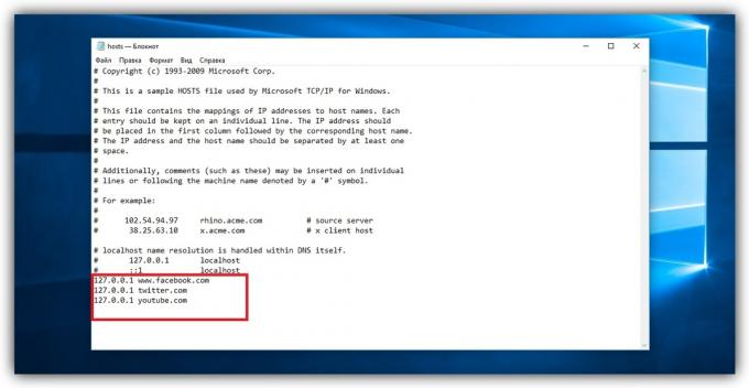 Hvordan å blokkere et nettsted i Windows ved hjelp av vertene-fil