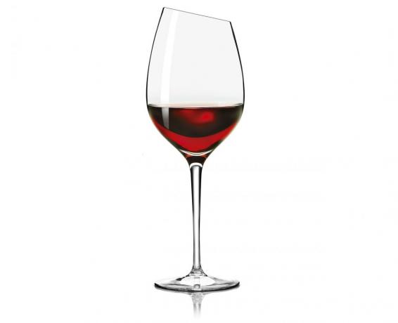 Et glass rødvin Syrah