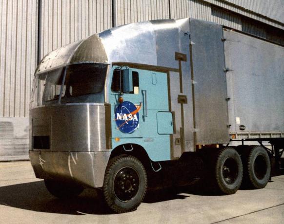Kule biler NASA: aerodynamiske lastebil