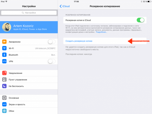 iPad Salg: Hvordan backup til iCloud