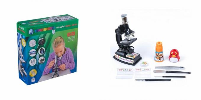 Hva skal jeg gi en jente til bursdagen sin i 7 år: et mikroskop